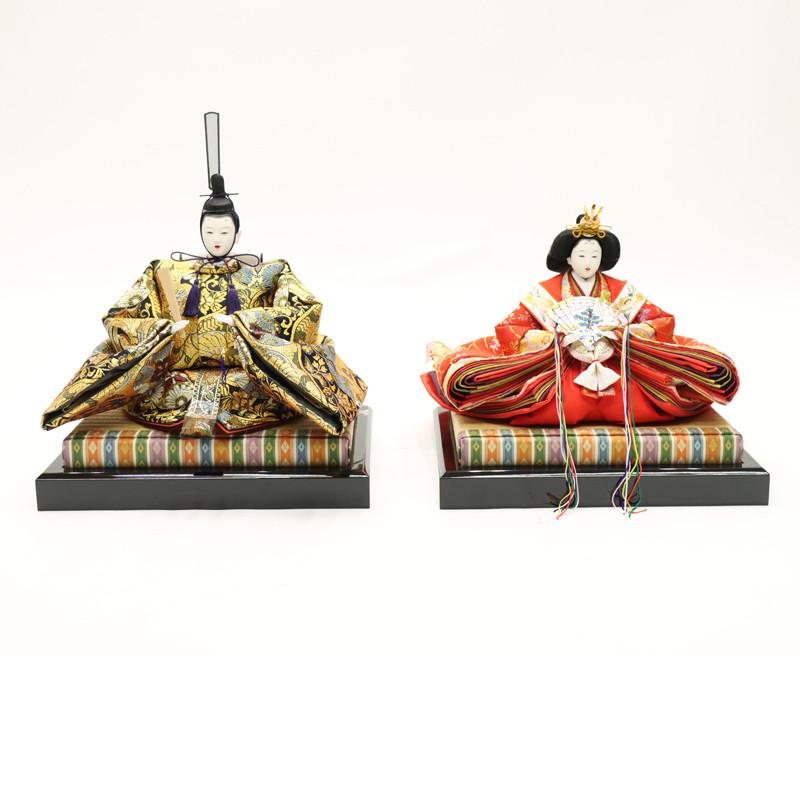 アウトレット品 雛人形 人形単品 九番 親王 玉台付 2人 25a-ya-0171