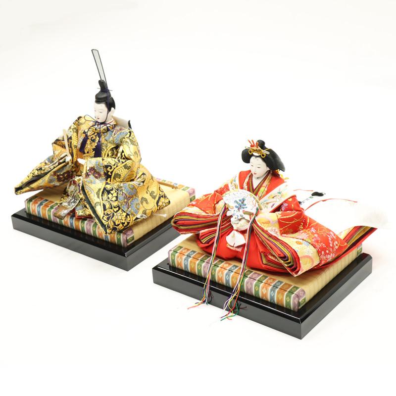 雛人形　桃山雛　九番玉大三五揃 アウトレット品 雛人形 人形単品 九番 親王 玉台付 2人 25a-ya-0171