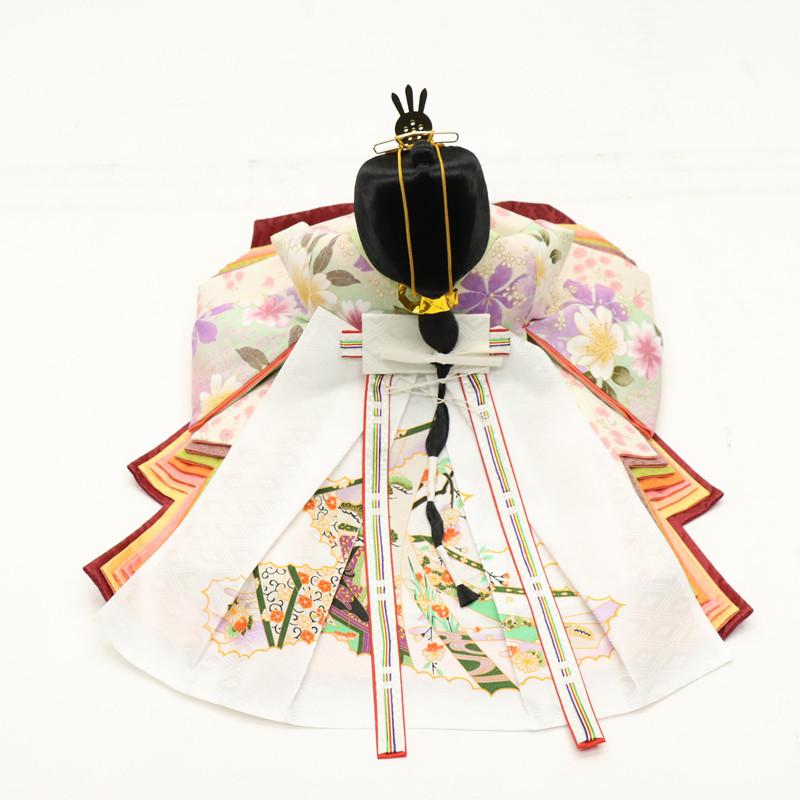 アウトレット品 雛人形 人形単品 九番 親王 友禅 玉台付 2人 25a-ya-0175の画像
