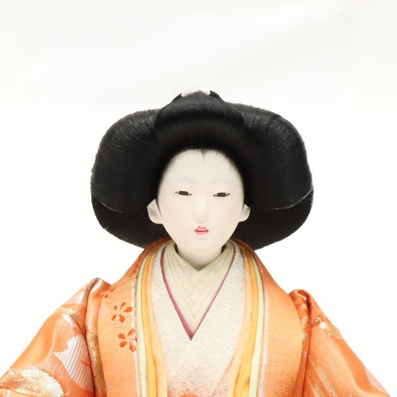 アウトレット品 雛人形 人形単品 大三五 三人官女 金襴 一人台付