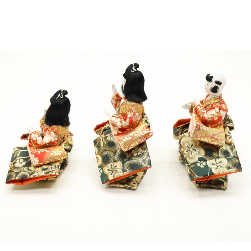 アウトレット品 雛人形 人形単品 出世頭 五人囃子 金襴 5人 25a-ya