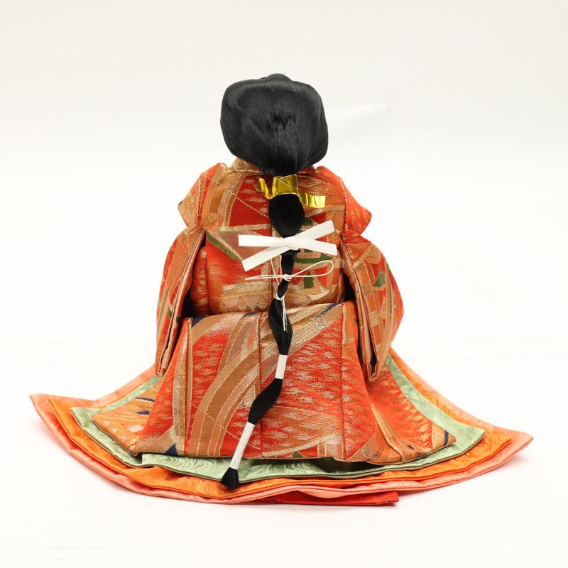 アウトレット品 雛人形 人形単品 大三五 三人官女 金襴 一人台付 3人