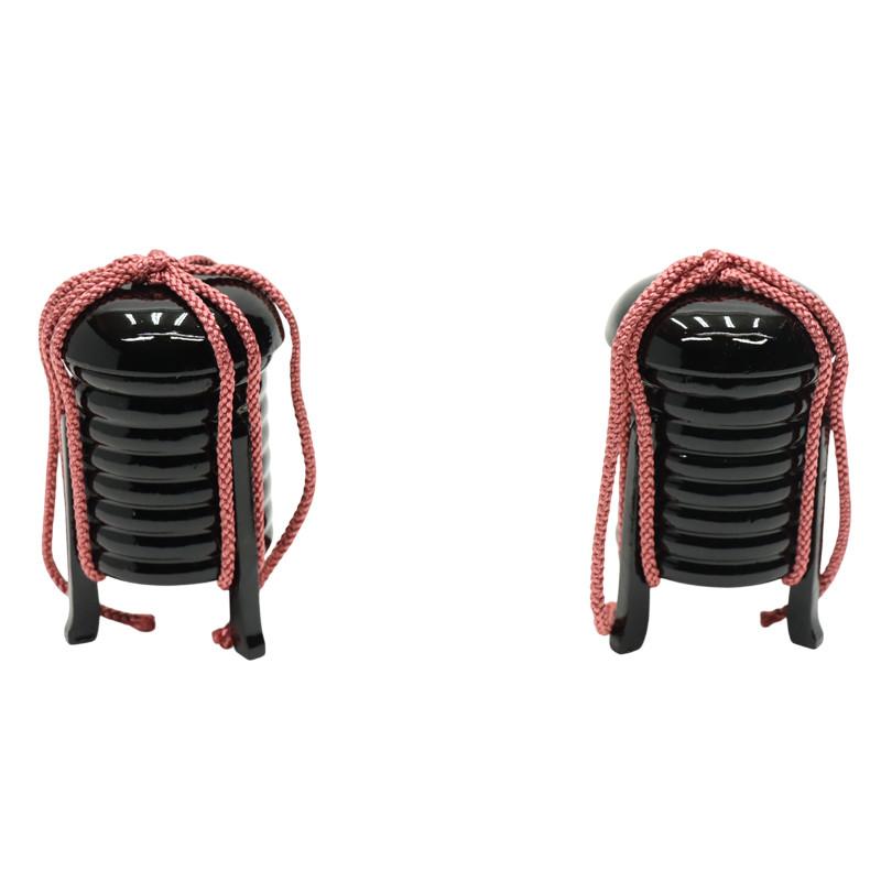 アウトレット品 雛人形 道具単品 極小 雛道具 貝桶 ピンク紐 2個セット