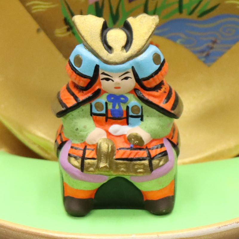 アウトレット品 五月人形 人形 10cm 大将 はまぐり 25a-ya-0328