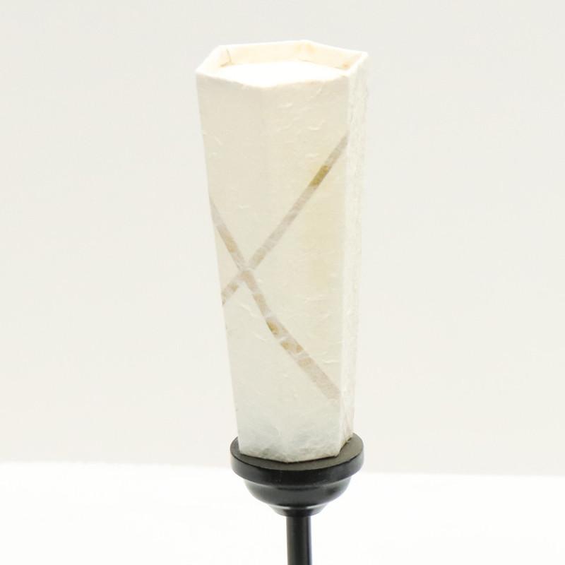 雪洞◇プラスチック製◇雛人形お道具-66 アウトレット品 雛人形 道具単品 21cm 雪洞 六角燭台 金紙縦入 2個