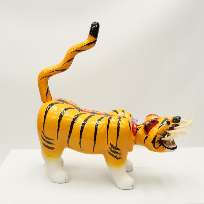 アウトレット品 五月人形 張子の虎 9号 首振り虎 張り子の虎 25a-ya