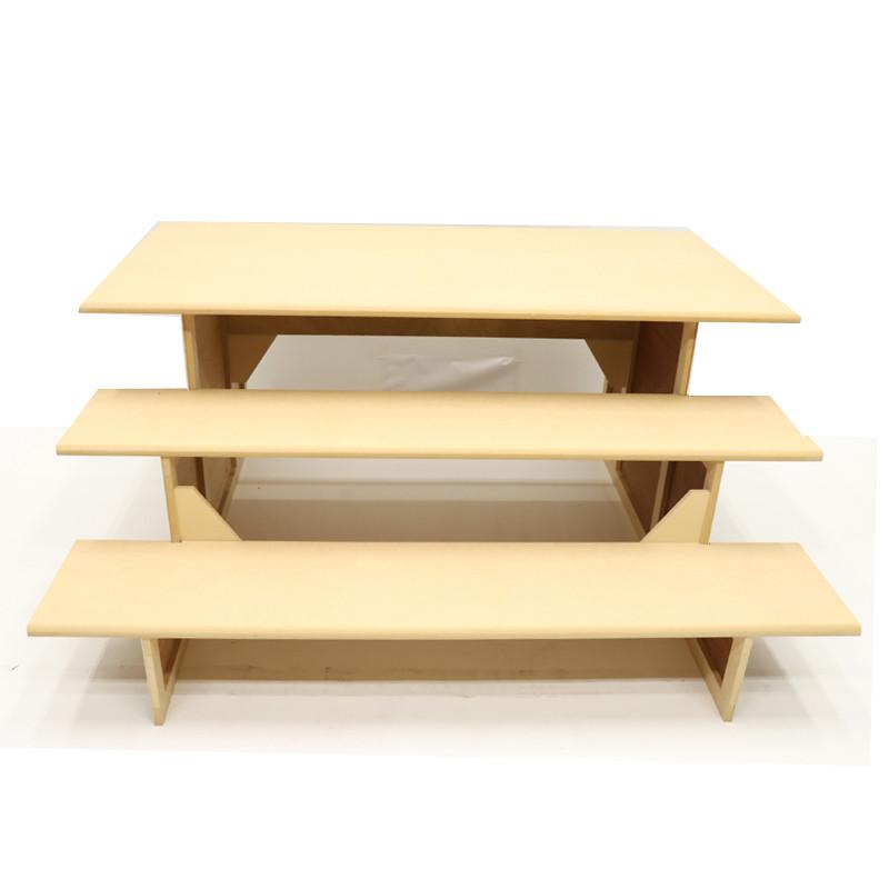 アウトレット品 雛人形 台単品 35×3 三段飾り台 低床型 木製 25a-ya