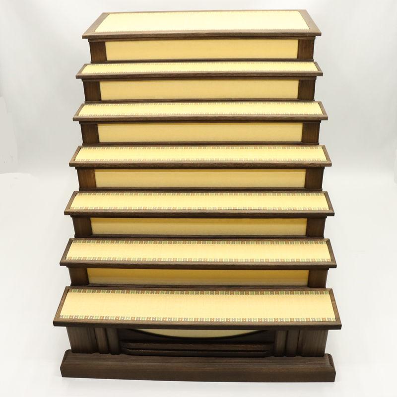 アウトレット品 雛人形 台単品 40号 七段飾り台 月光 焼桐 25a-ya-0427
