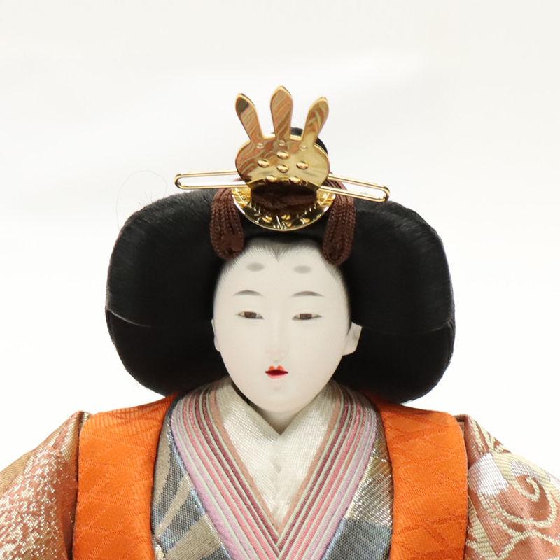 アウトレット品 雛人形 人形単品 十番 親王 金襴 玉台付 2人 25a-ya