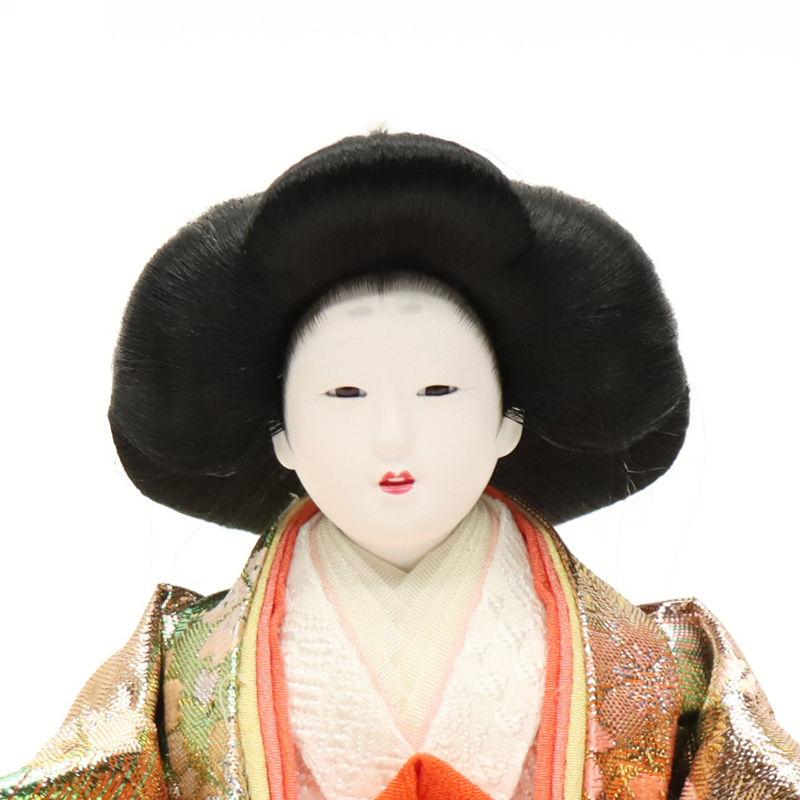アウトレット品 雛人形 人形単品 三五 三人官女 金襴 一人台付 3人 25a