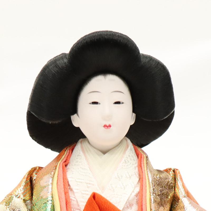 アウトレット品 雛人形 人形単品 三五 三人官女 金襴 一人台付 3人 25a