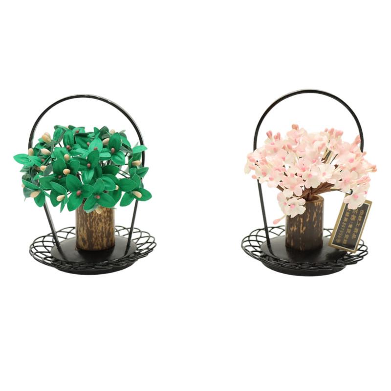 アウトレット品 雛人形 道具単品 姫桜 桜橘 花器 黒 竹細工 25a-ya
