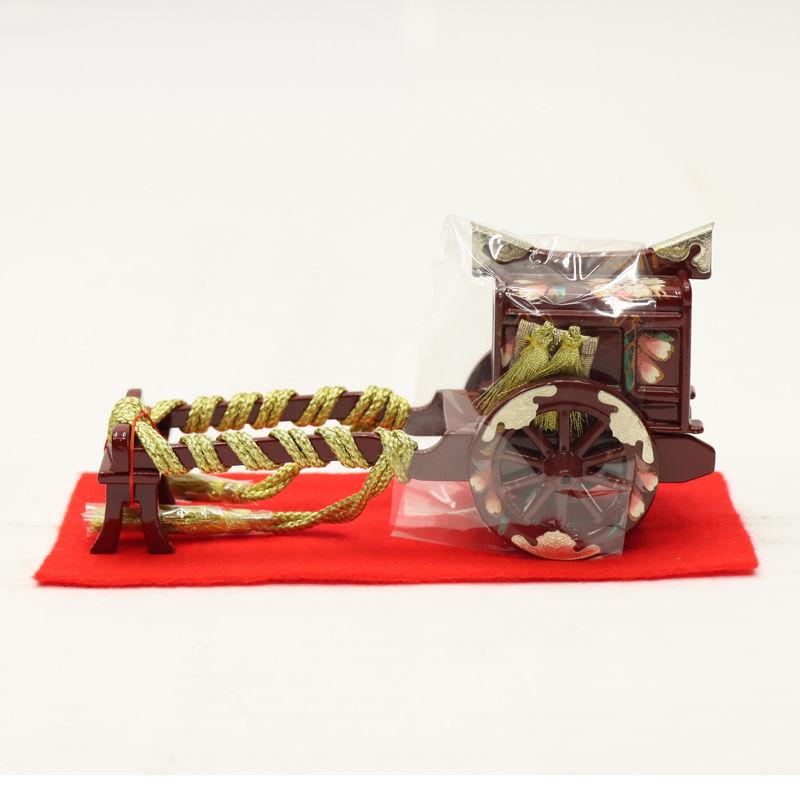 【183】ひな祭り＊雛道具＊6点セット＊展示品 アウトレット品 雛人形 道具単品 25号 雛道具6点セット 夢桜 朱塗 25a