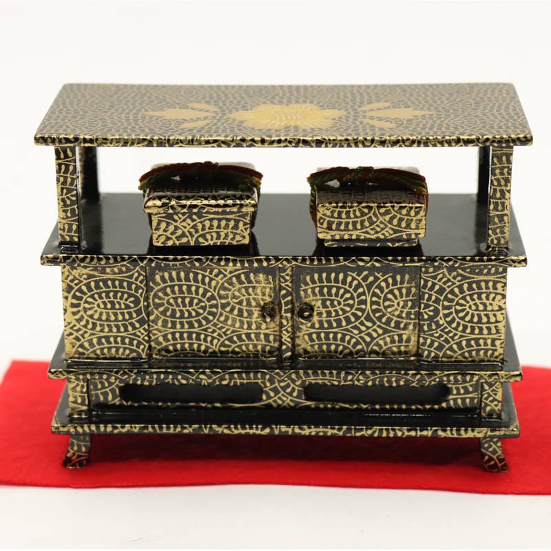 アウトレット品 雛人形 道具単品 25号 雛道具6点セット 三棚6品セット