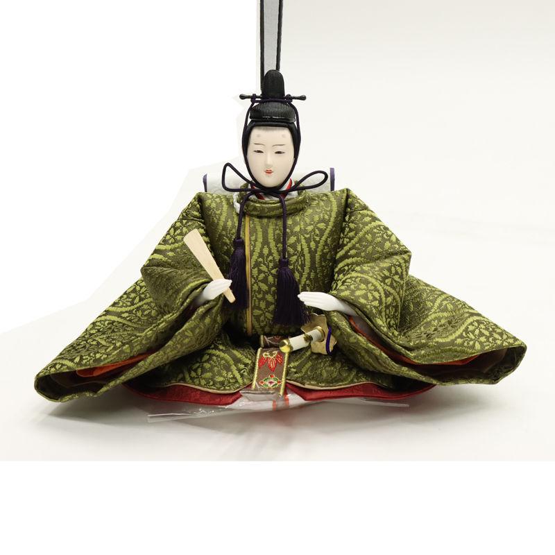 アウトレット品 雛人形 人形単品 京十番 親王 雲立涌文様 25a-ya-0623