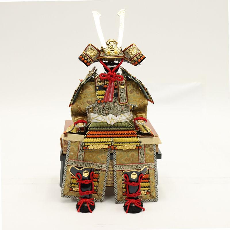 アウトレット品 五月人形 鎧単品 5号 朔太郎 櫃付き 25a-ya-0662