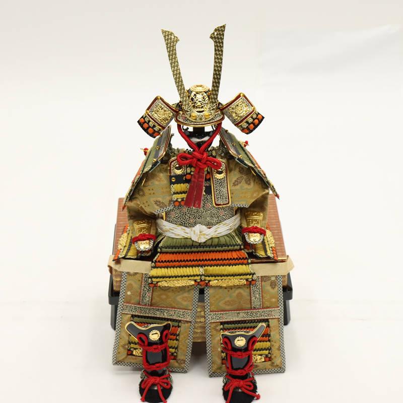 アウトレット品 五月人形 鎧単品 5号 朔太郎 櫃付き 25a-ya-0662