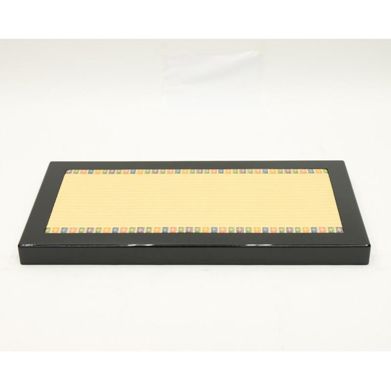アウトレット品 インテリア 台単品 75cm 平飾り台 黒塗り 25a-ya-0707の画像