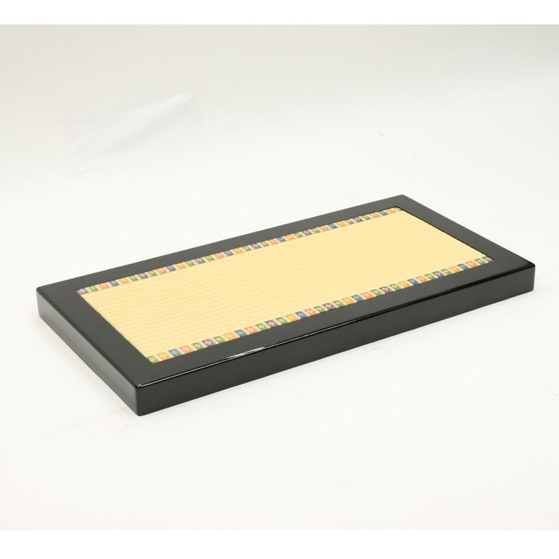 アウトレット品 インテリア 台単品 75cm 平飾り台 黒塗り 25a-ya-0707の画像