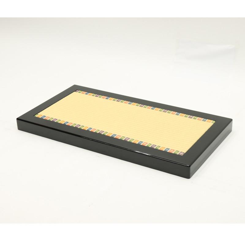 アウトレット品 インテリア 台単品 75cm 平飾り台 黒塗り 25a-ya-0707の画像