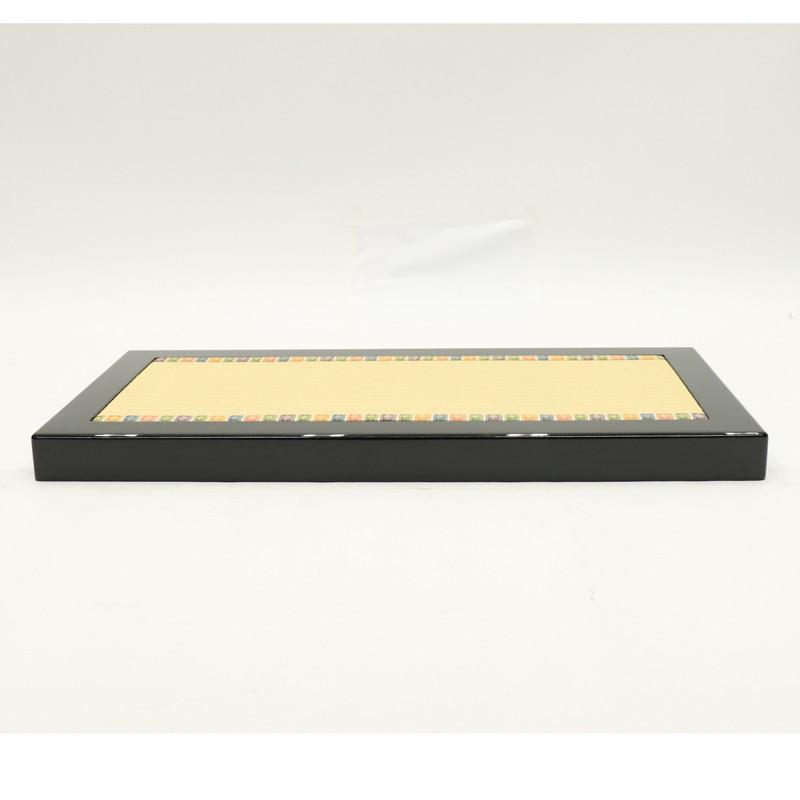 アウトレット品 インテリア 台単品 75cm 平飾り台 黒塗り 25a-ya-0707の画像