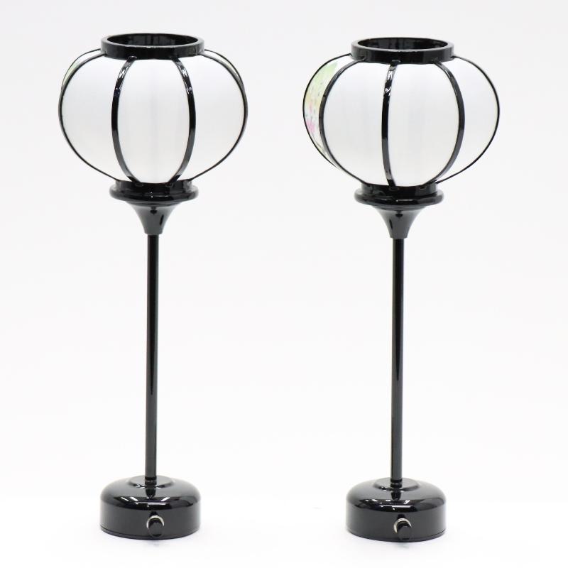 アウトレット品 雛人形 雪洞単品 12号 黒塗り木製 : さくらソレイユ