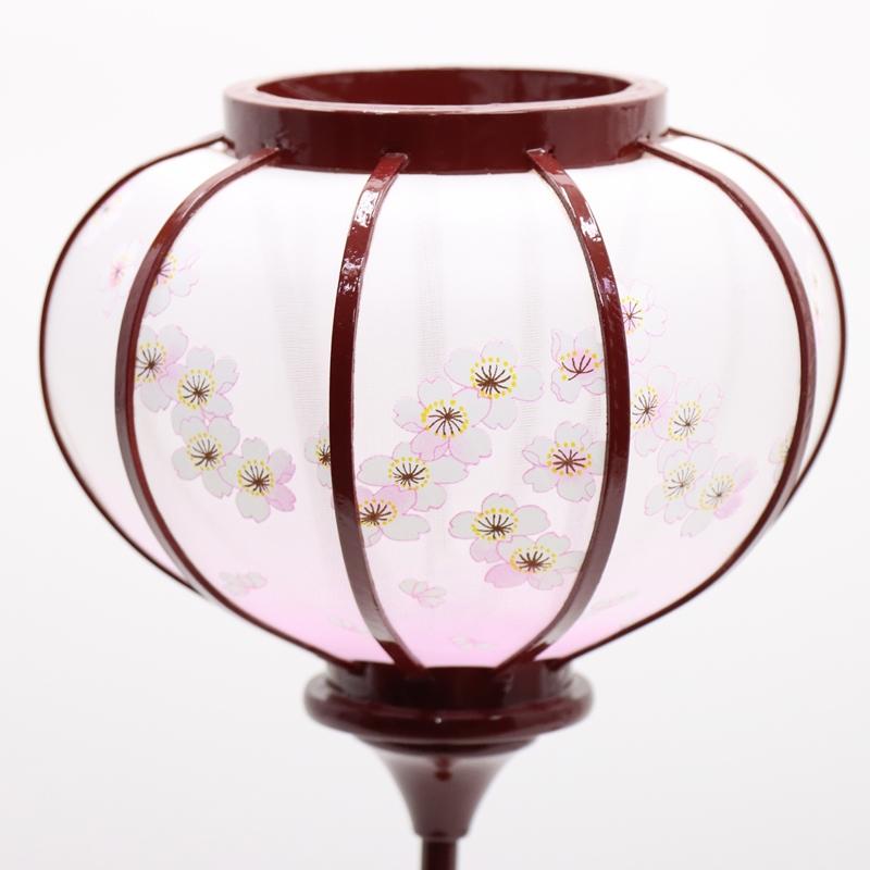 アウトレット品 雛人形 雪洞単品 15号 茶塗り木製 : さくらソレイユ