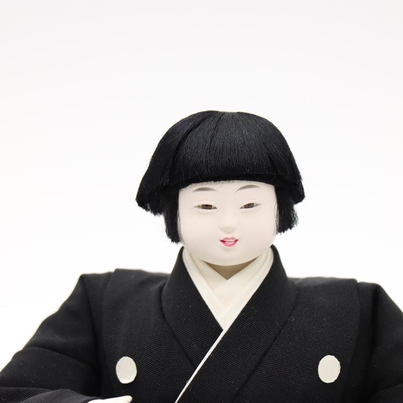 アウトレット品 雛人形 その他人形単品 五人囃子 七寸 黒系衣裳 5人