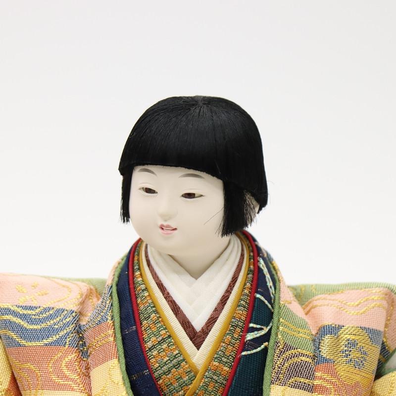 アウトレット品 雛人形 その他人形単品 五人囃子 大三五 紺と六色生地