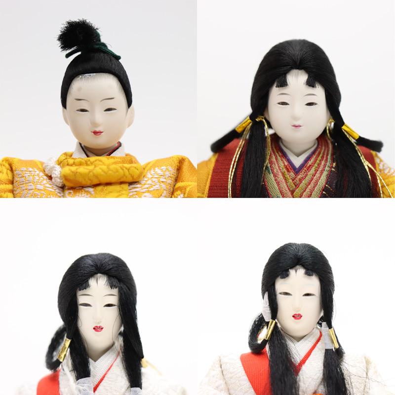 伝統的 雛人形 セット 雛人形セット 草木絞り染 | 桑の葉 × 茜 | 屏風 うずピンク |