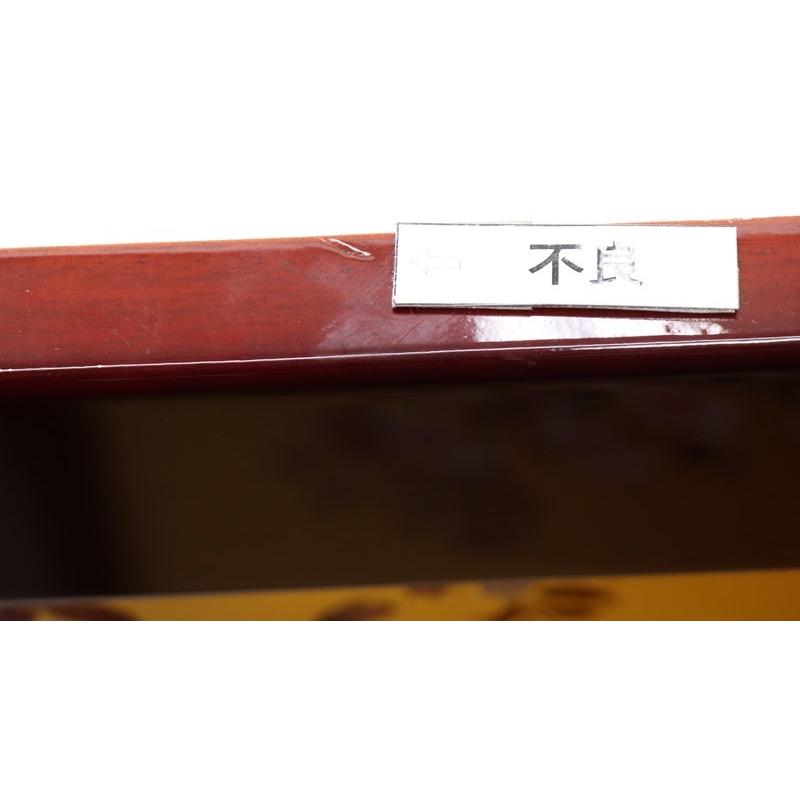 アウトレット品 屏風単品 三曲屏風 18号 ゴールド 盛上桜 レトロ