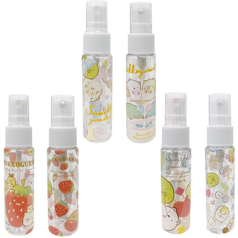 すみっコぐらし 携帯用 スプレーボトル・ジェルボトル 2本入り×3個