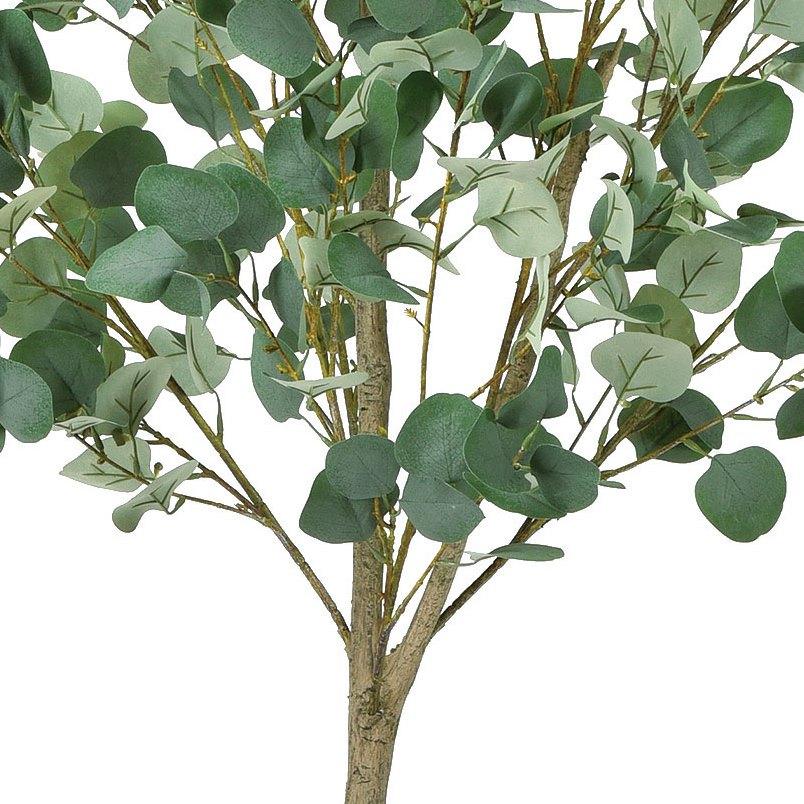 3年保証 人工観葉植物 ユーカリ （ポット付き） 高さ180cm （P283-a50992) （代引き不可）