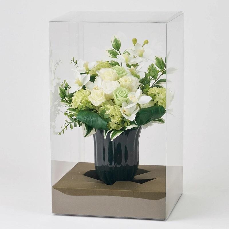 人工観葉植物 緑彩(つかさ) ブリザーブドフラワー 高さ45cm （P258) （zy4901) （代引き不可）_2