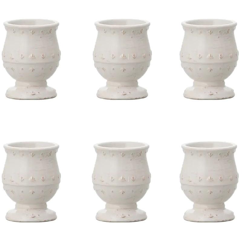 花瓶 フラワーベース Lelia レリア white 6個入り 120-207-100 [p91  