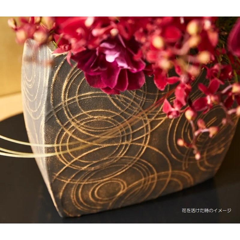 花瓶・フラワースタンド minamo 花瓶 フラワーベース MINAMO ミナモ black 1個入り 175-653-891