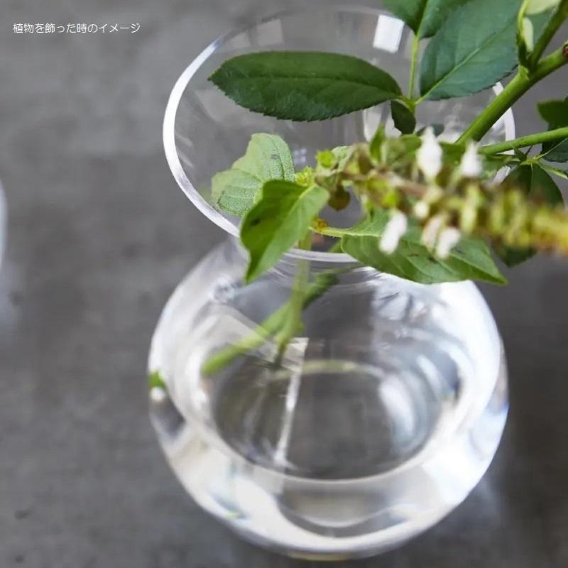 花瓶 フラワーベース courbe クルブ clear 1個入り 777-657-000