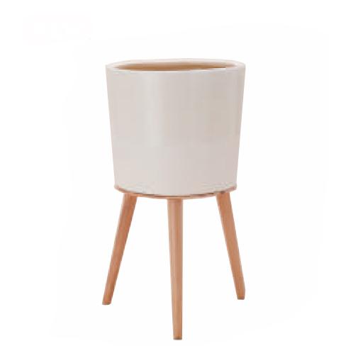 花・観葉植物用ポット エルナ 54 W 1個入り 40027 （代引き不可） p73