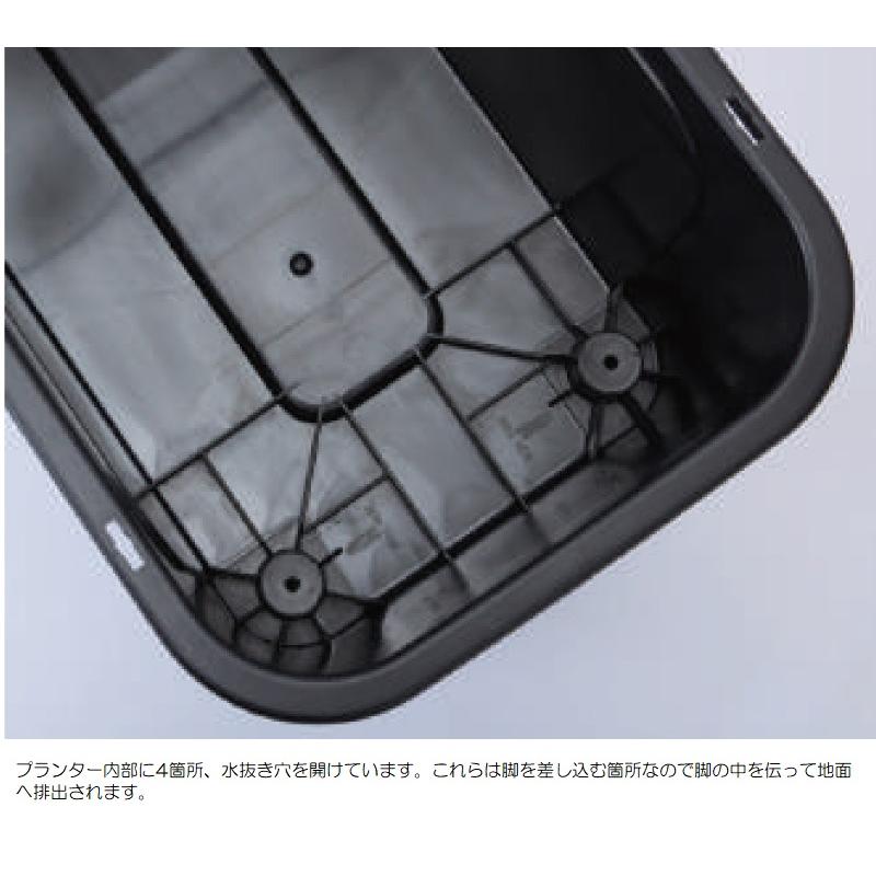 花・観葉植物用ポット レイズドベッドプランター 760 BK 1 97301 組立式 MIRAKANA_3