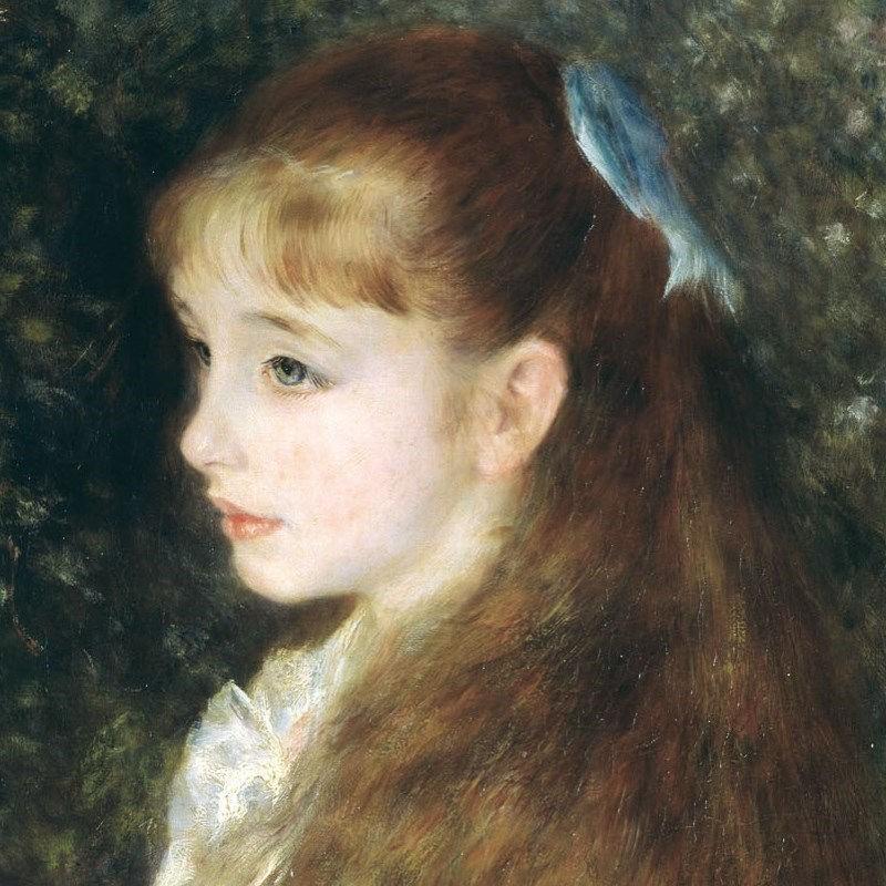 油絵「　イレーヌ嬢　」模写　F6号 油絵「イレーヌ嬢」模写F6号