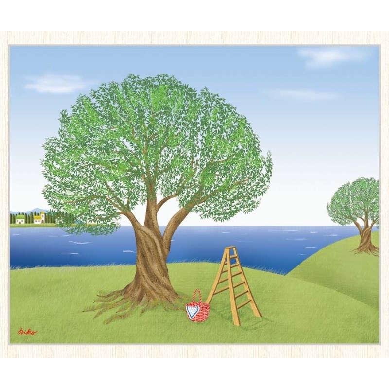 予約受付中 みこと すずき 鈴木 インテリアアート みこと G4 Cm007 F8 F8 オリーブの木 タペストリー Www Oroagri Eu