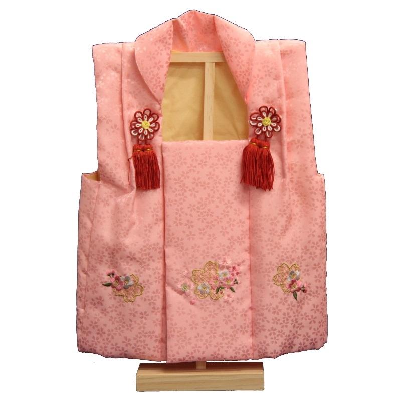 被布着 ピンク(No.11) 桜刺繍 [1〜3才用] fz-9148 : さくらソレイユ 