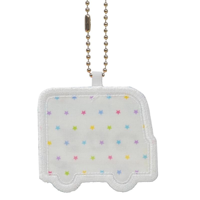 キッズ お名前タグ（名入れキーホルダー） 救急車4 na-kyukyu4