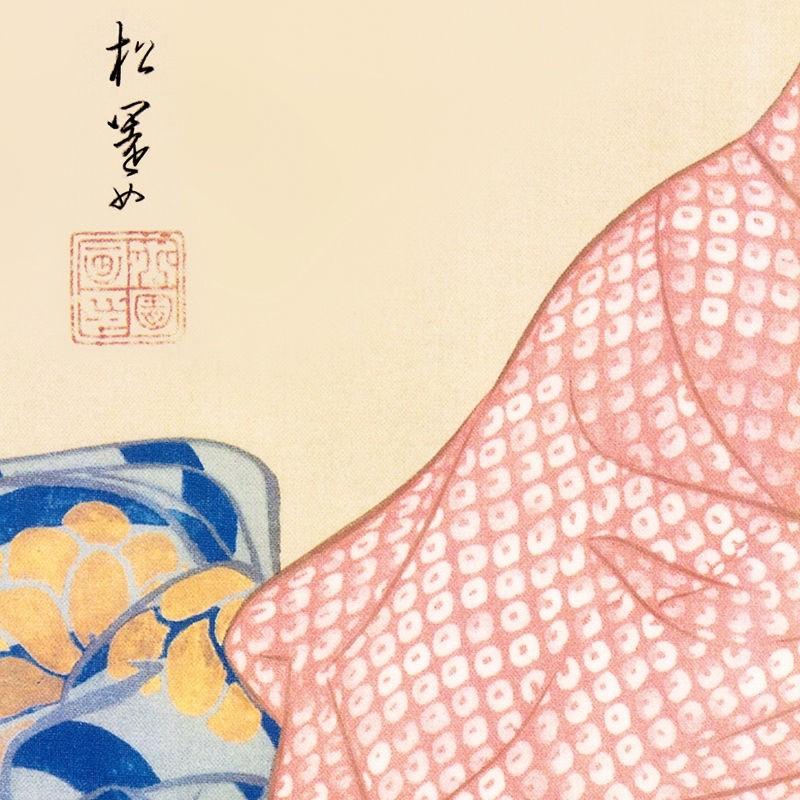 色紙絵 複写複製画色紙 上村松園 娘深雪 k10-010（代引き不可