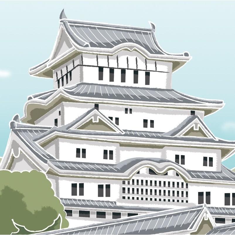 色紙絵 おみやげ色紙 洋美 姫路城に桜 姫路 K 097 代引き不可 Kk M1 63 K 097 さくらソレイユ 通販 Yahoo ショッピング