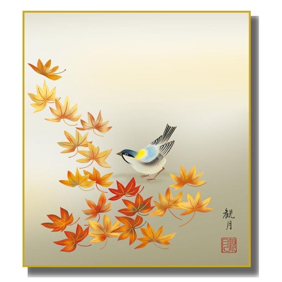 色紙絵 四季絵 四季競艶 紅葉 K1-23C : さくらソレイユ - 通販 - Yahoo