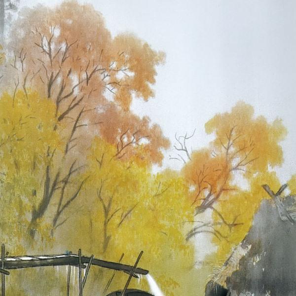 色紙絵 模写複写画 川合玉堂 彩雨 K10-022 : さくらソレイユ - 通販