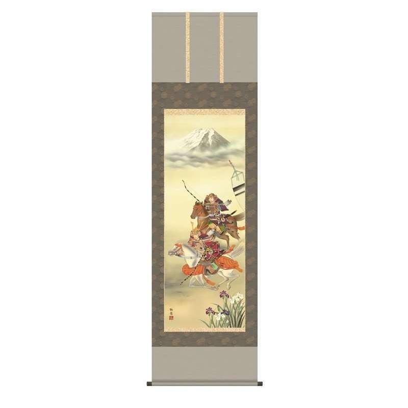 端午の節句 武者 ミニ 掛軸