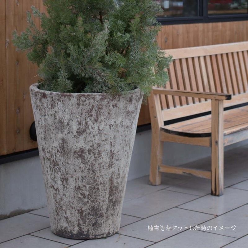 花・観葉植物用ポット アビス アビスネブラ トール XL 25号/J 1個入り ab-r44w25e [KTp343]（代引き不可）の画像