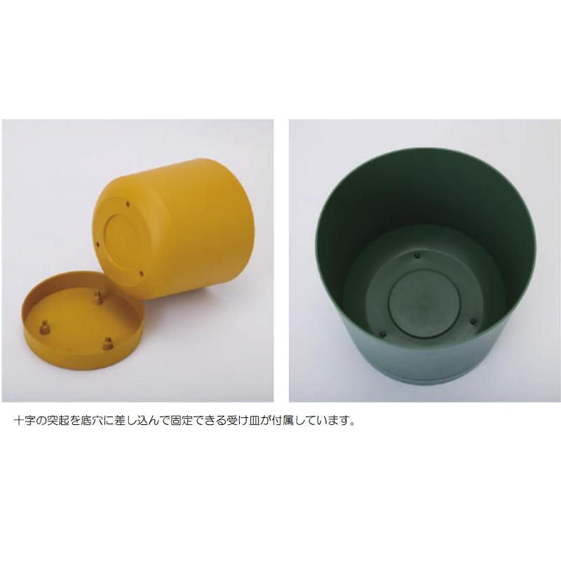 花・観葉植物用ポット プロスパー トゥーボ XL 40/A 1個入り pp-tu1y40e [KTp249] 受皿付（代引き不可）の画像